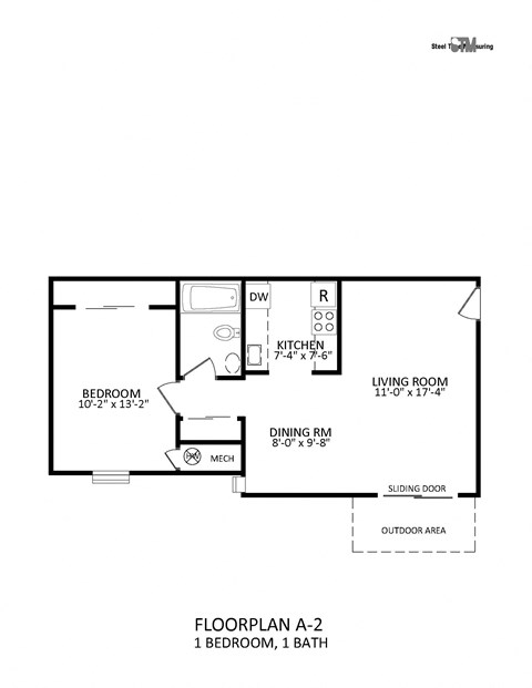 bedroom floor plan | luxury apartments in towson md | the southerly